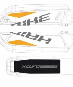 Haibike - Stickers Pour Batterie Bosch Sur XDURO 2014/ 2015/ 2016/ 2017