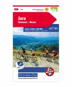 Carte Routière De La Suisse à Vélo "Jura"