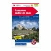 Carte Routière De La Suisse à Vélo "Lausanne - Vallée De Joux"