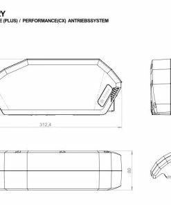 E-Bike Vision - EBV Batterie De Cadre Compatible Bosch Active (Plus) / Performance (CX) 36 V -Batteries VAE Soldes e bike vision batterie de cadre compatible bosch active performance 2 3840x2160