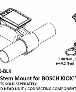 K-Edge - Support De Potence Pour écran Bosch Kiox -Batteries VAE Soldes k edge vorbau displayhalter bosch kiox montagehinweis 3840x2160