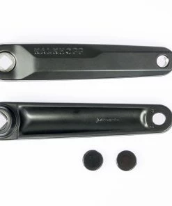 Kalkhoff/Miranda - Paire De Manivelles Carré Originales Noir/argent 170 Mm