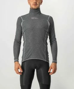 Maillot De Corps Ml Flanders Warm Castelli Homme -Batteries VAE Soldes maillot de corps ml flanders warm avec tour de cou castelli 3