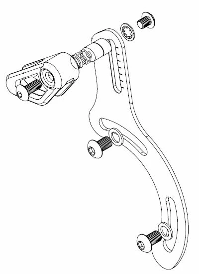 Reverse Components Reverse - Guide-chaîne Pour Moteur Bosch Gen.4 (dès 2020) 1 Reverse Components Reverse - Guide-chaîne Pour Moteur Bosch Gen.4 (dès 2020)
