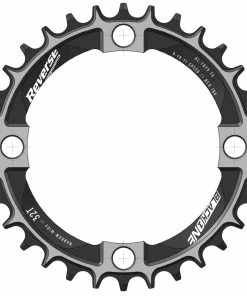 Reverse Components Reverse - Plateau Black One 104mm 32/34/36T Narrow-Wide Noir/argenté