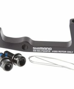 Shimano - Adaptateur De Frein à Disque (étrier PM Sur Fourche/cadre à Fixation IS) -Batteries VAE Soldes shimano adaptateur frein disque pm is smmaf203psa 3840x2160