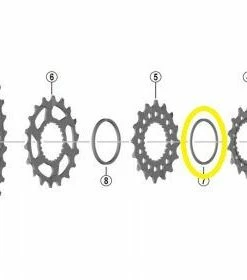 Shimano - Bague D'espacement A Pour Cassette CS-M7100