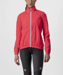 Veste De Pluie Castelli Emergency 2 Femme -Batteries VAE Soldes veste pluie emergency 2 femme castelli 3